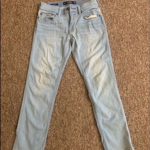 Hollister Light Blue Slim Straight Jeans